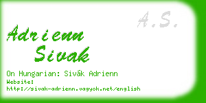 adrienn sivak business card