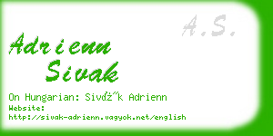 adrienn sivak business card